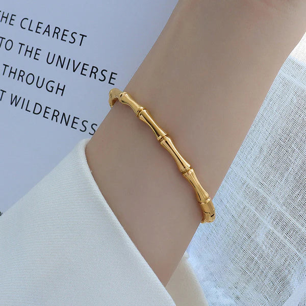 Seoul Shine – Sleek Bamboo Bangle
