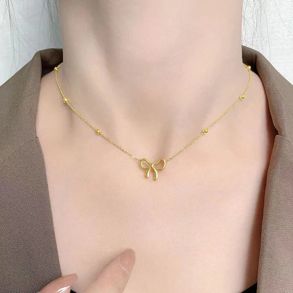 Infinity Bow Pendant