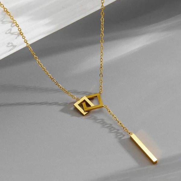 Zenya – Golden Edge Geoluxe Pendant