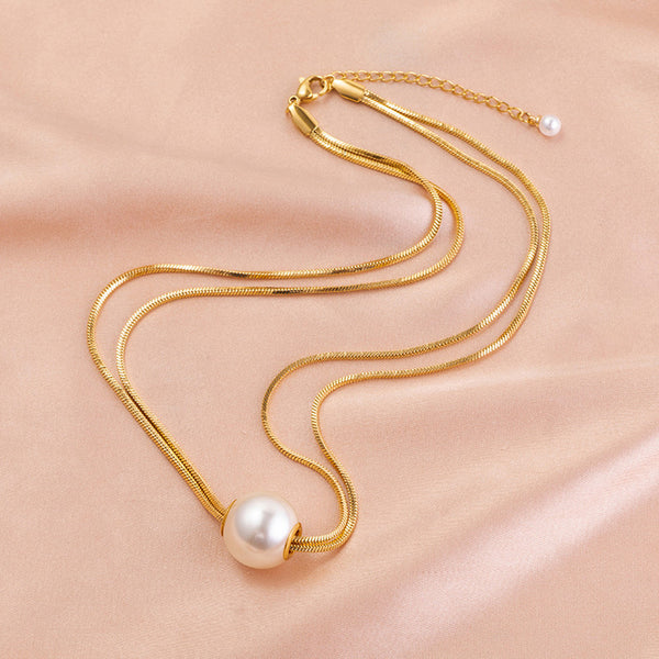 Aurelia – Classic Pearl Chain Pendant