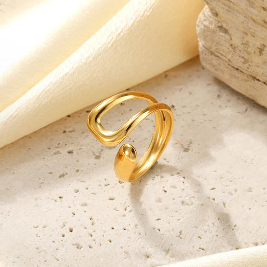 Zyra β Contemporary Adjustable Statement Ring