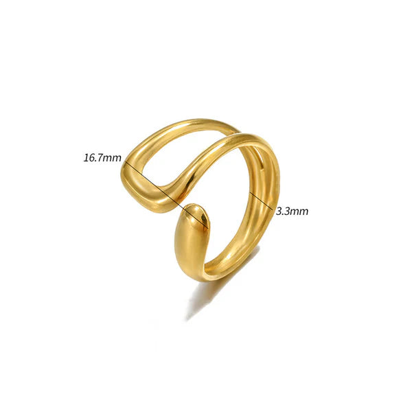 Zyra – Contemporary Adjustable Statement Ring