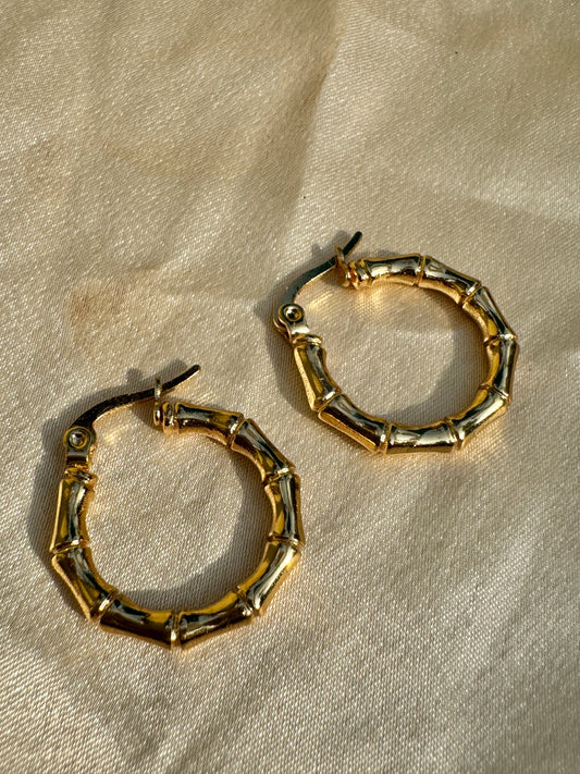 Zyra β Golden Bamboo Hoops