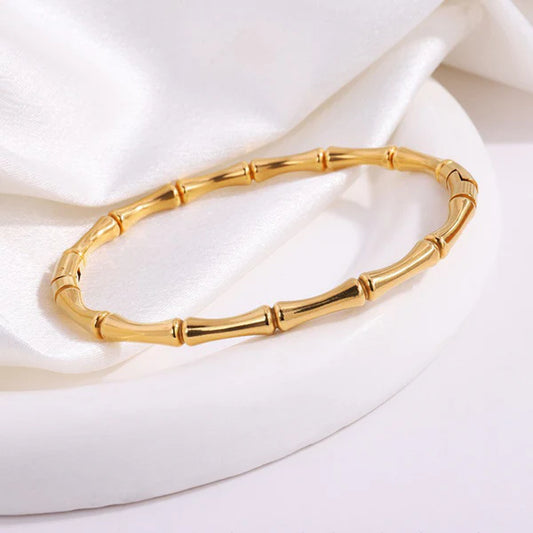 Seoul Shine β Sleek Bamboo Bangle