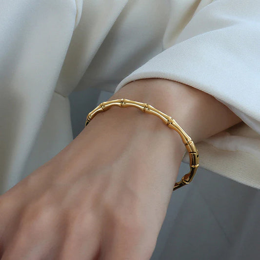 Seoul Shine β Sleek Bamboo Bangle