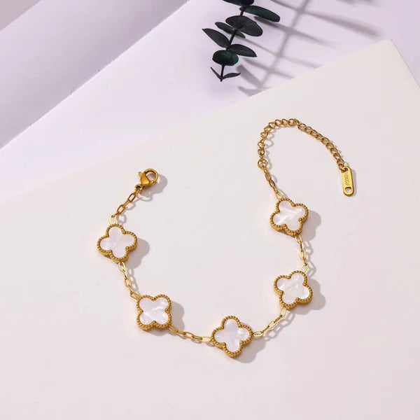White Clover Bracelet