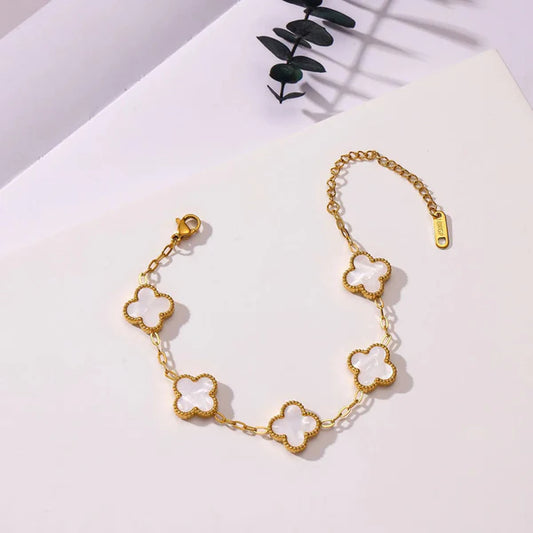 White Clover Bracelet