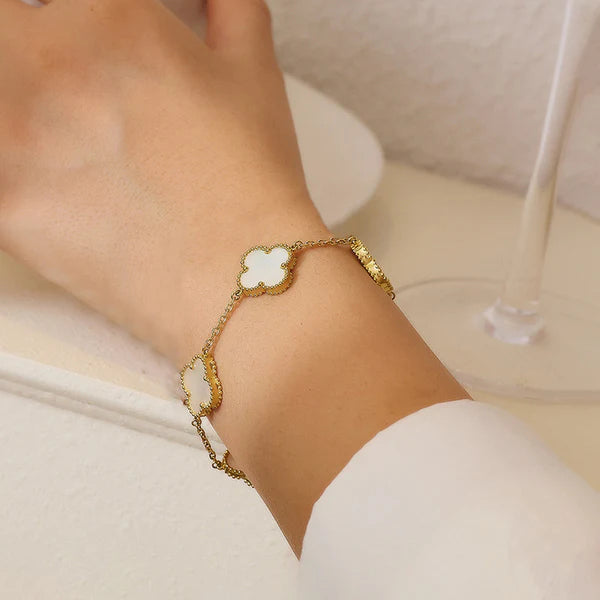 White Clover Bracelet