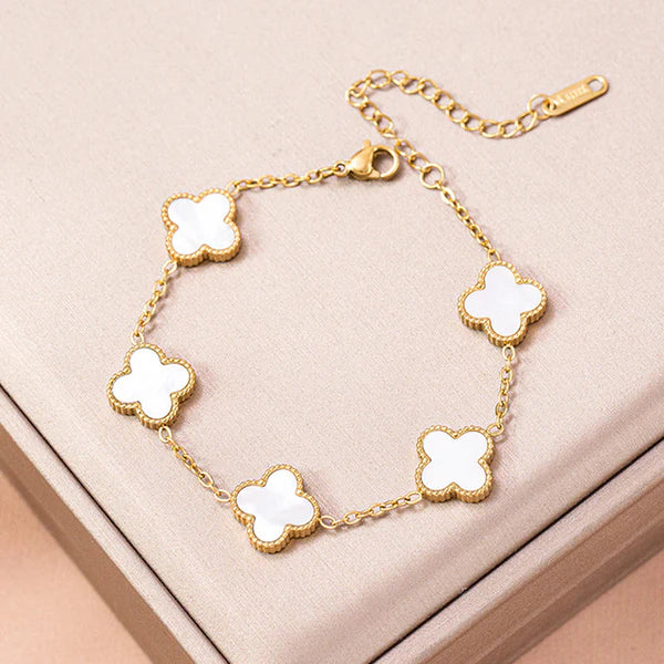 White Clover Bracelet