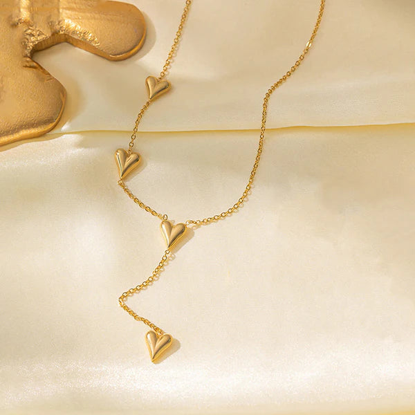Heart Themed Long Necklace
