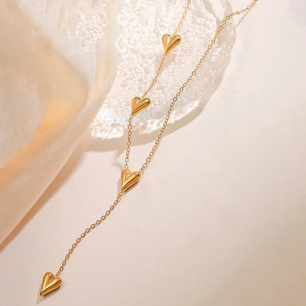 Heart Themed Long Necklace