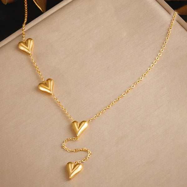 Heart Themed Long Necklace