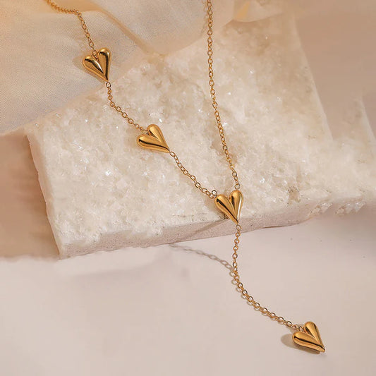 Heart Themed Long Necklace