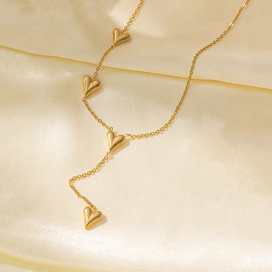 Heart Themed Long Necklace