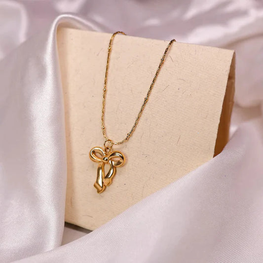 Infinity Bow Pendant