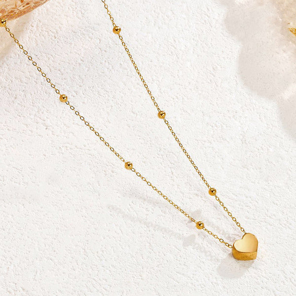 Solynne – Golden Glow Heart Pendant