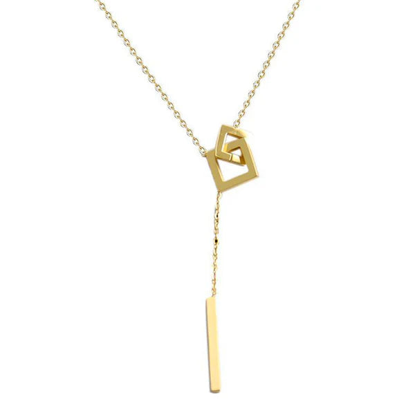Zenya – Golden Edge Geoluxe Pendant