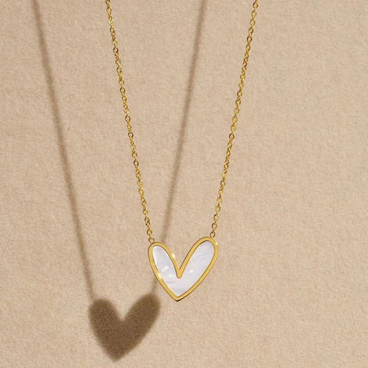 Heart Themed MOP Pendant