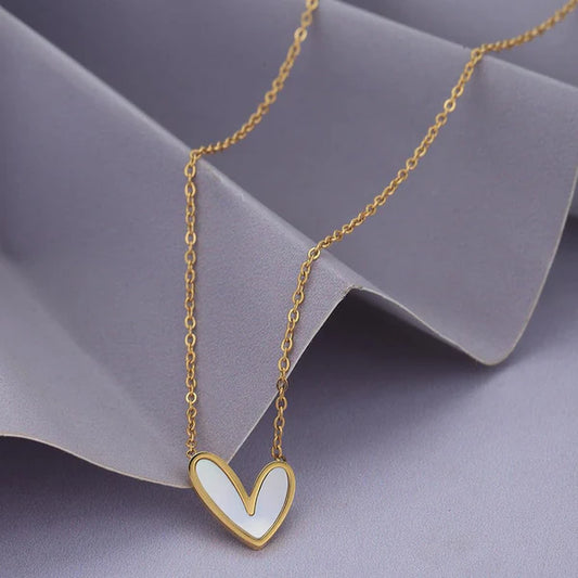 Heart Themed MOP Pendant