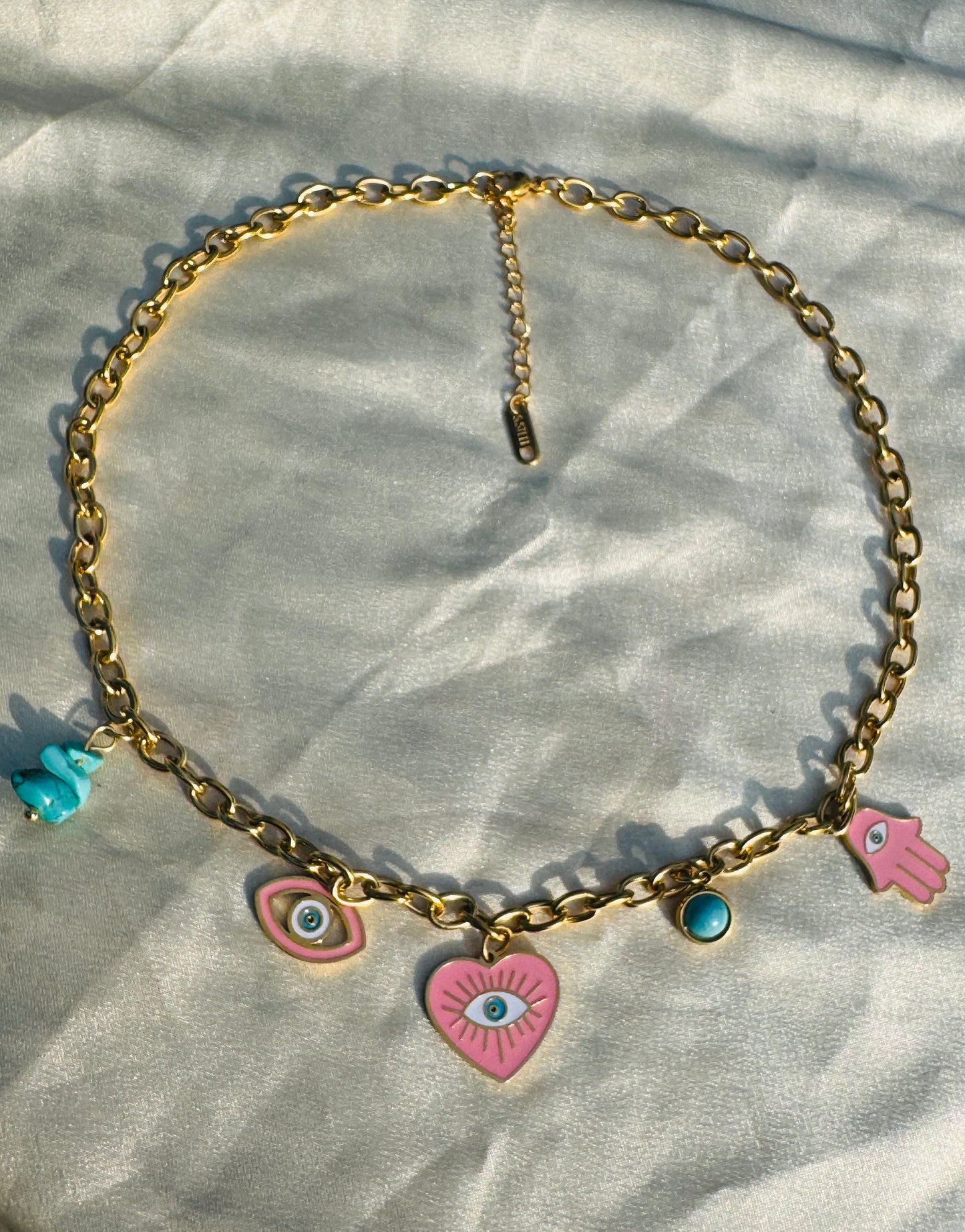 LUMINA – The Pink Evil Eye Protection Chain