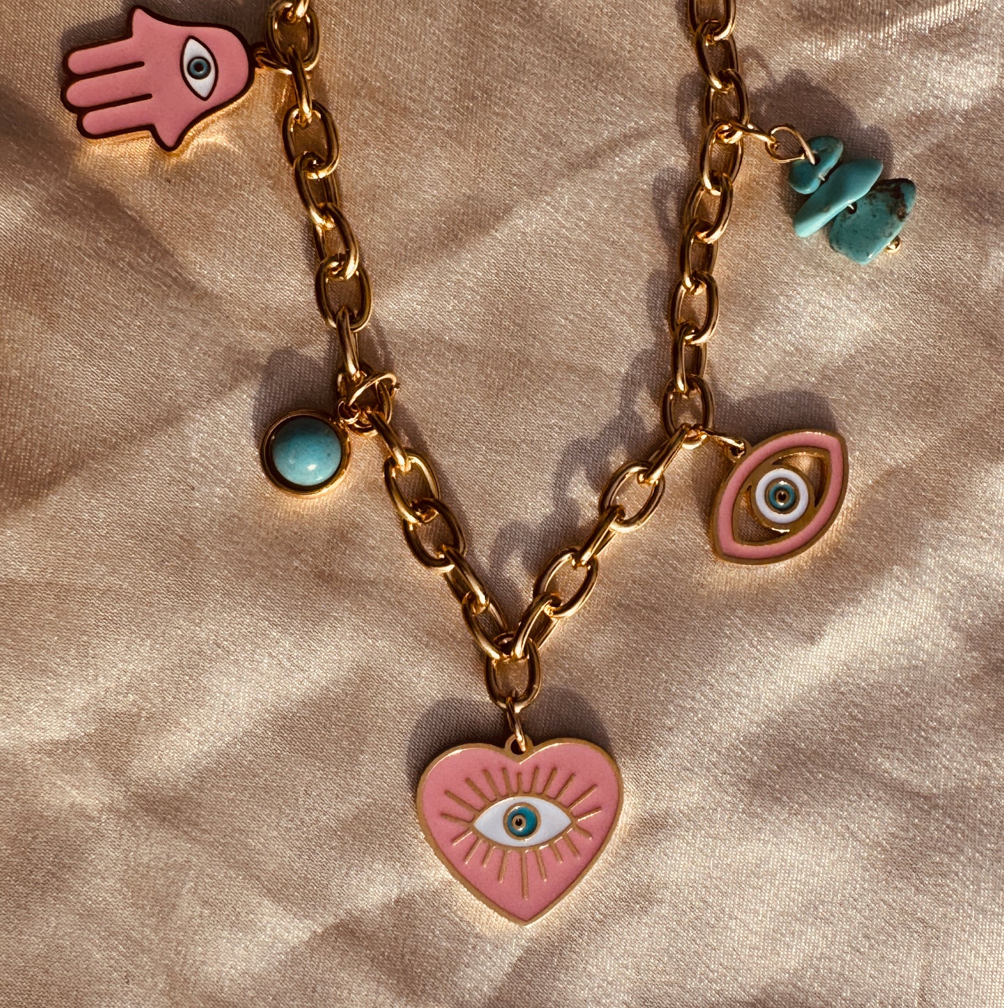 LUMINA – The Pink Evil Eye Protection Chain