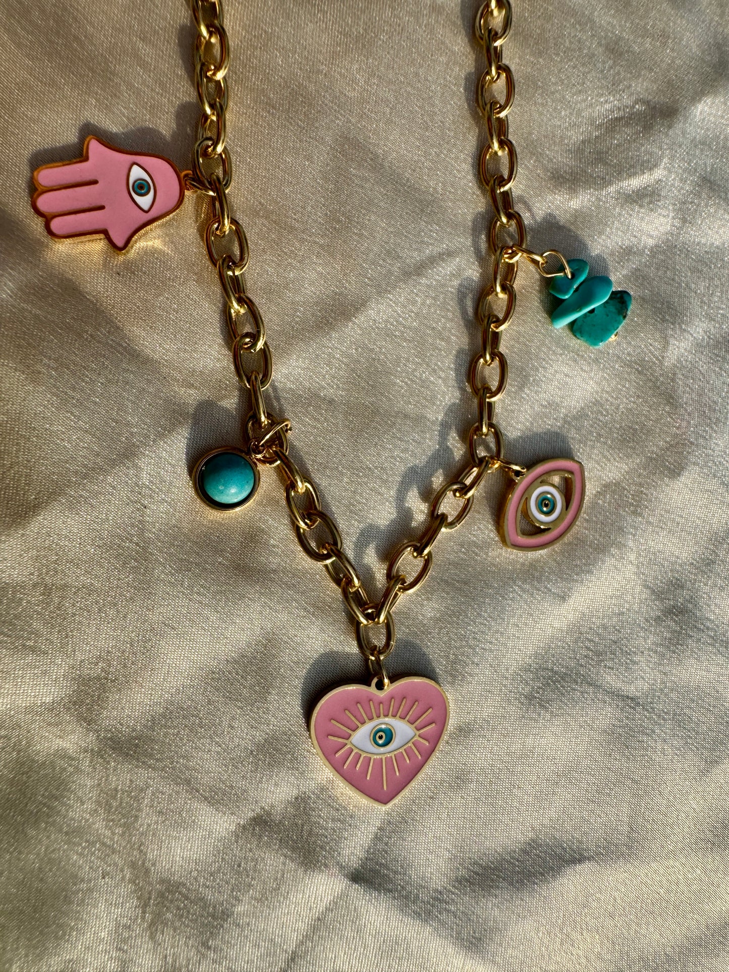 LUMINA – The Pink Evil Eye Protection Chain