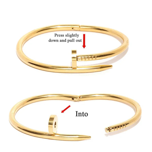 Valoura – Sleek Nail Cuff Bracelet