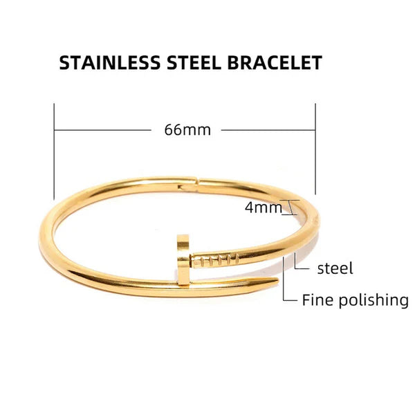 Valoura – Sleek Nail Cuff Bracelet