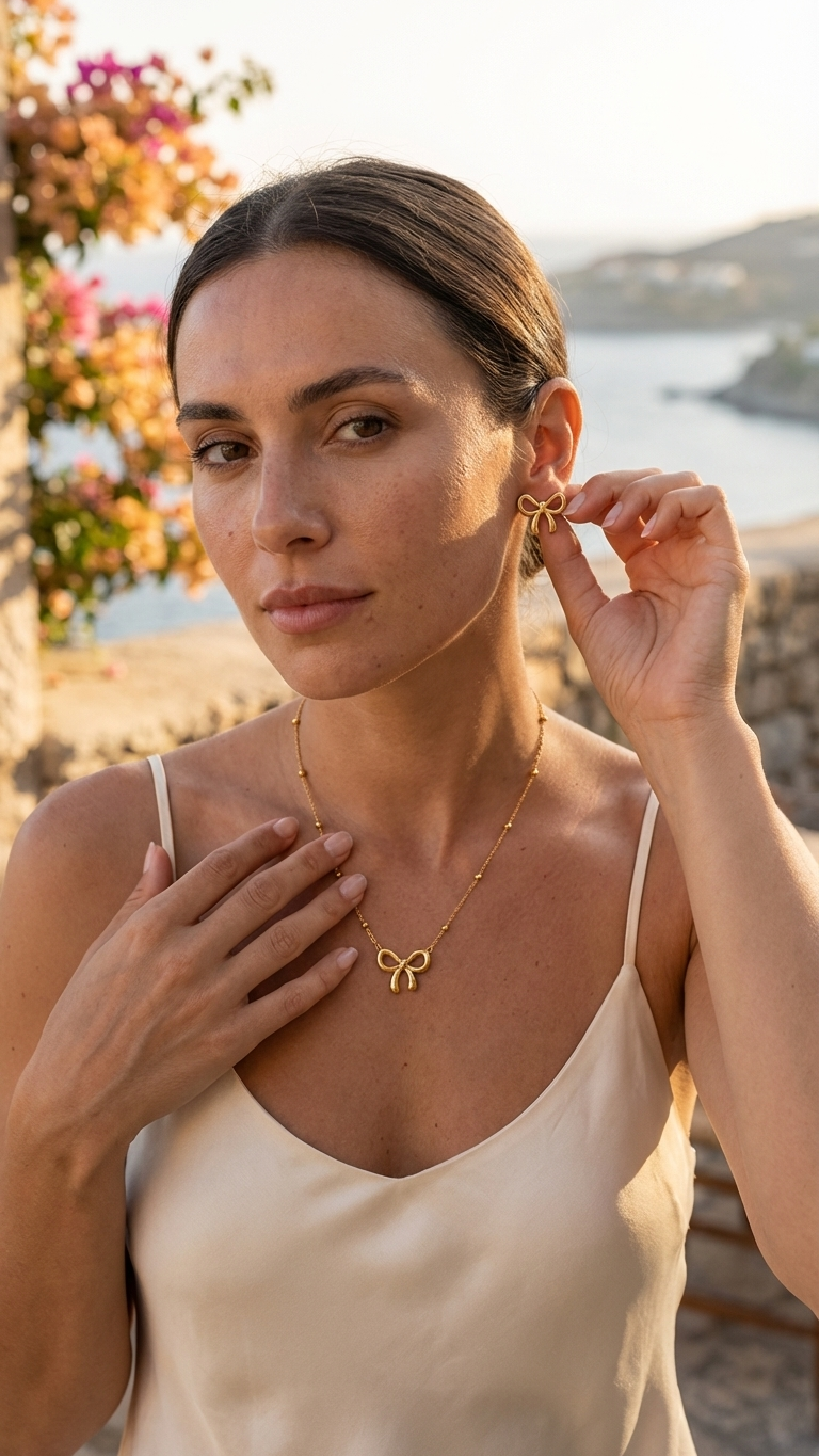 Camira – Golden Bow Grace Set