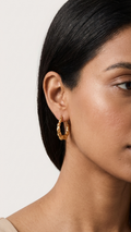 ZARAE – The Bamboo Bold Hoops