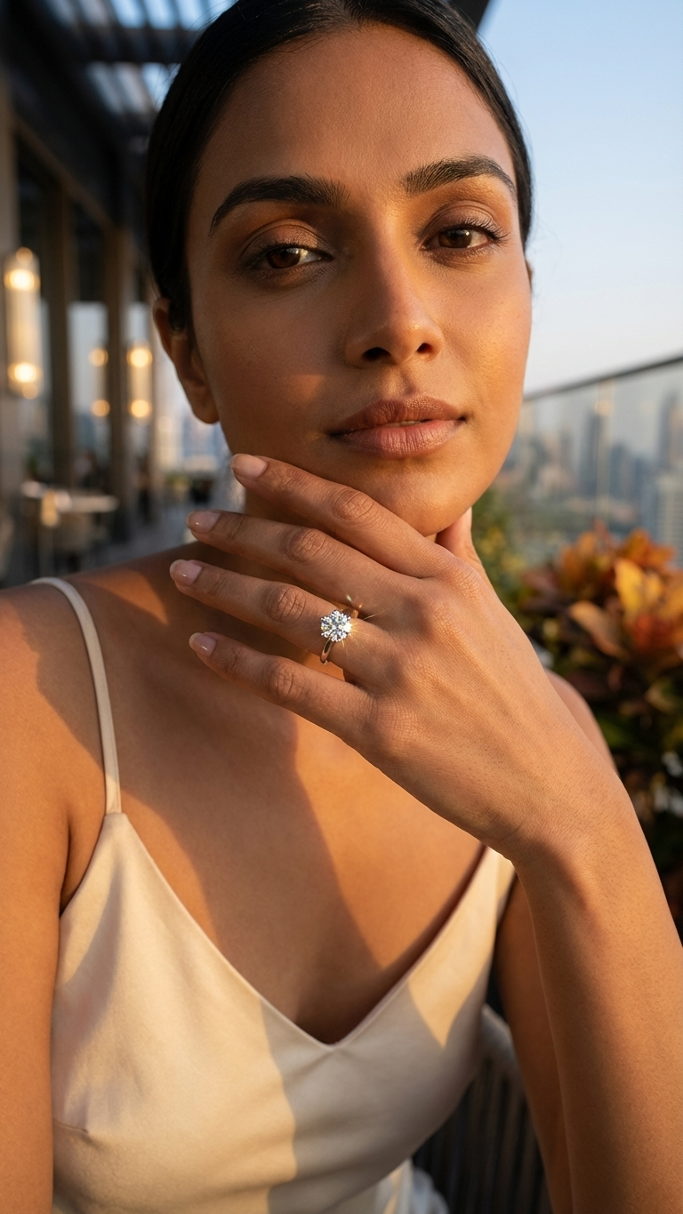 ÉCLATÉ – The Spotlight Solitaire Ring
