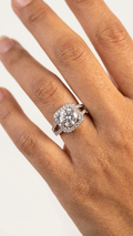 Aria Luxe – Silver Solitaire Spark Ring