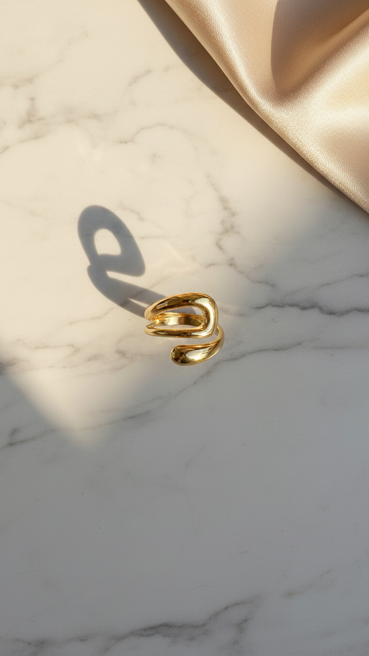 Zyra – Contemporary Adjustable Statement Ring