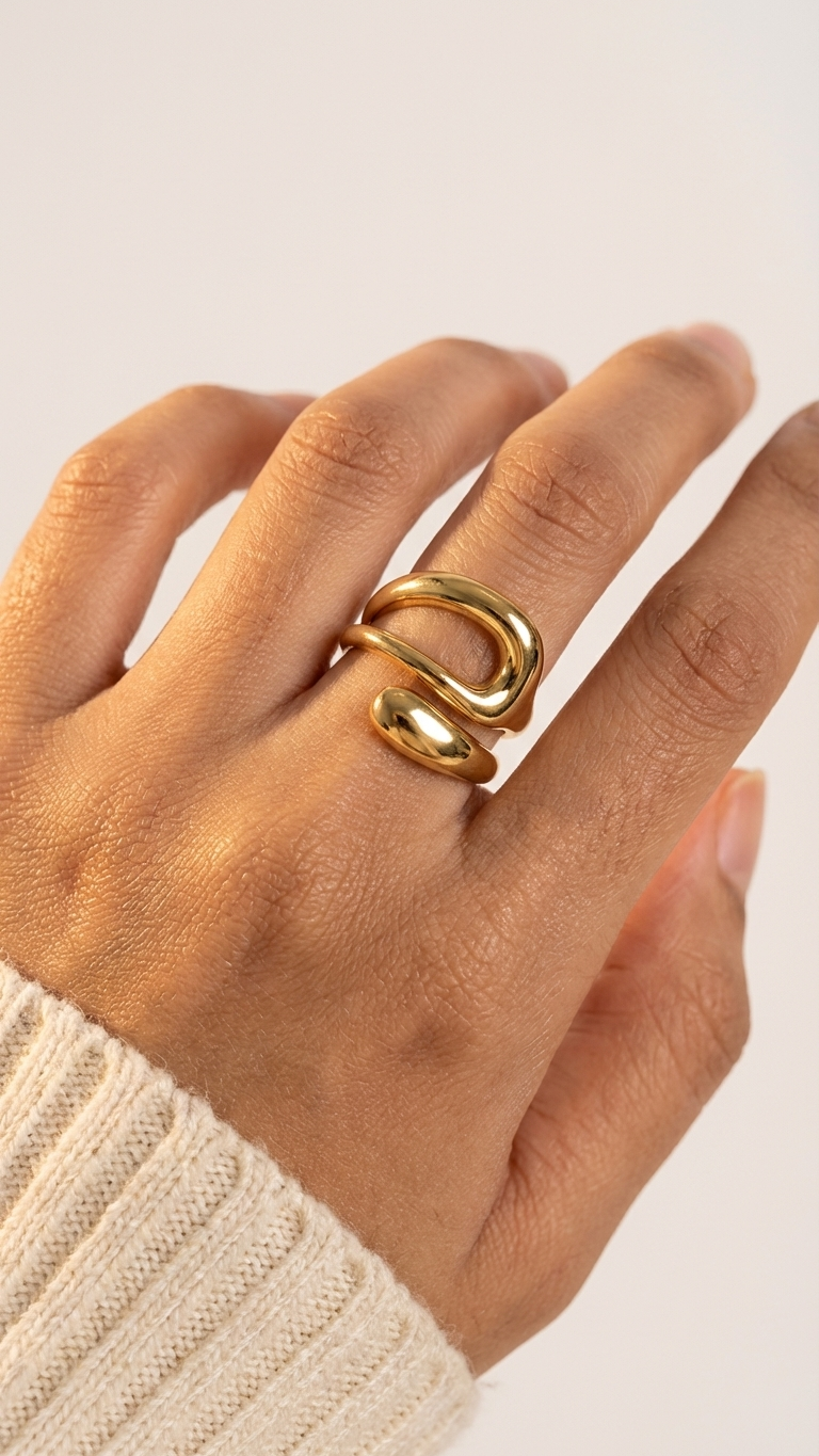 Zyra – Contemporary Adjustable Statement Ring