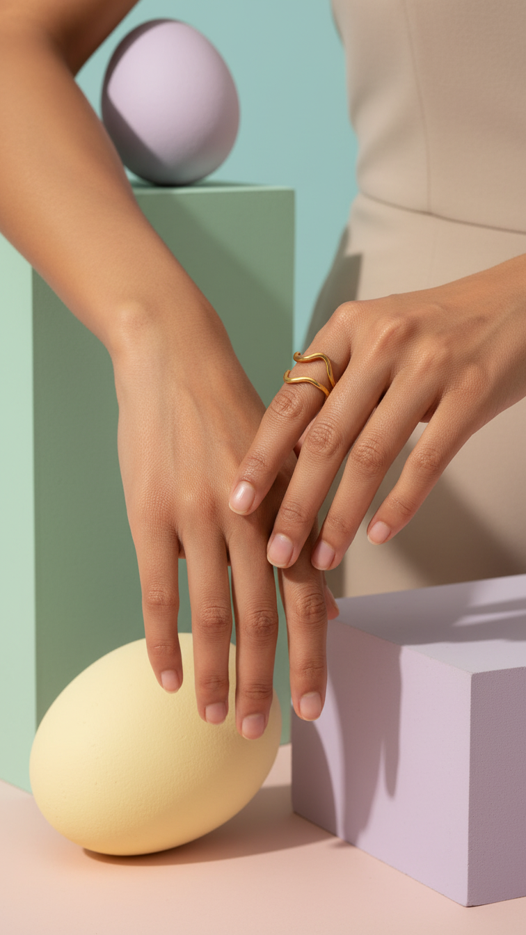 Aeris – Fluid Wave Adjustable Ring