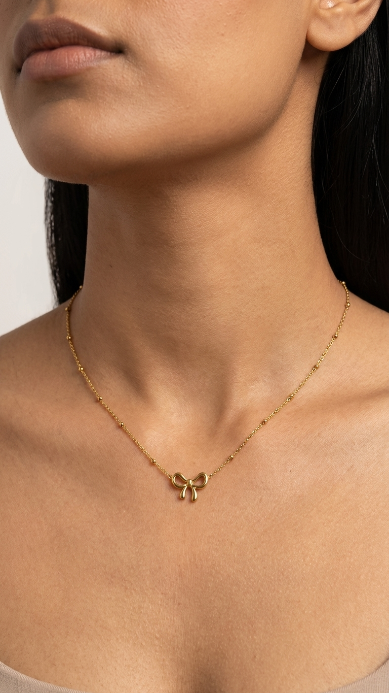 Liora – Infinite Charm Bow Pendant