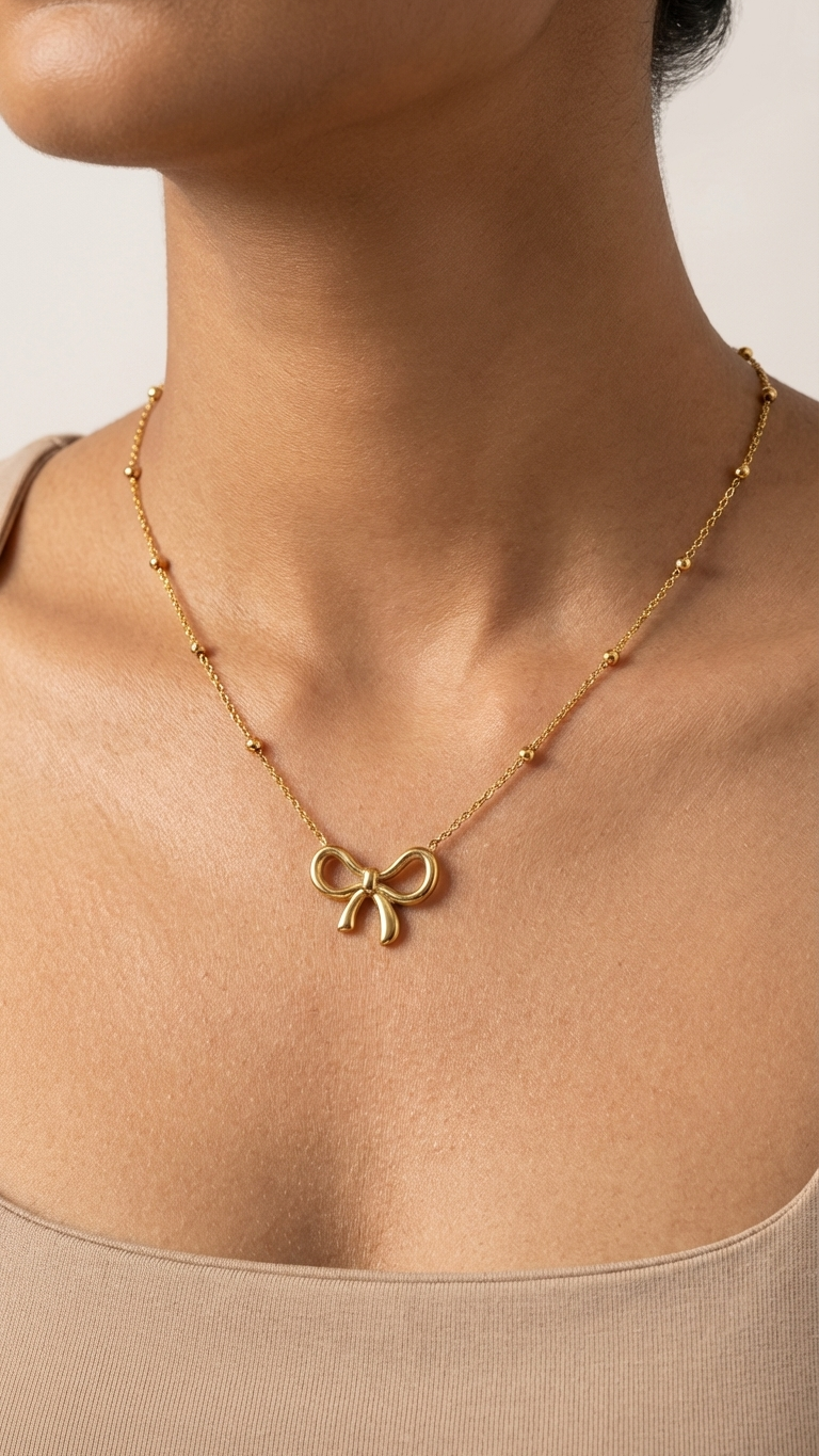 Liora – Infinite Charm Bow Pendant