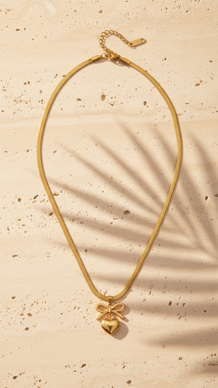 Serelise – Heartbound Ribbon Pendant