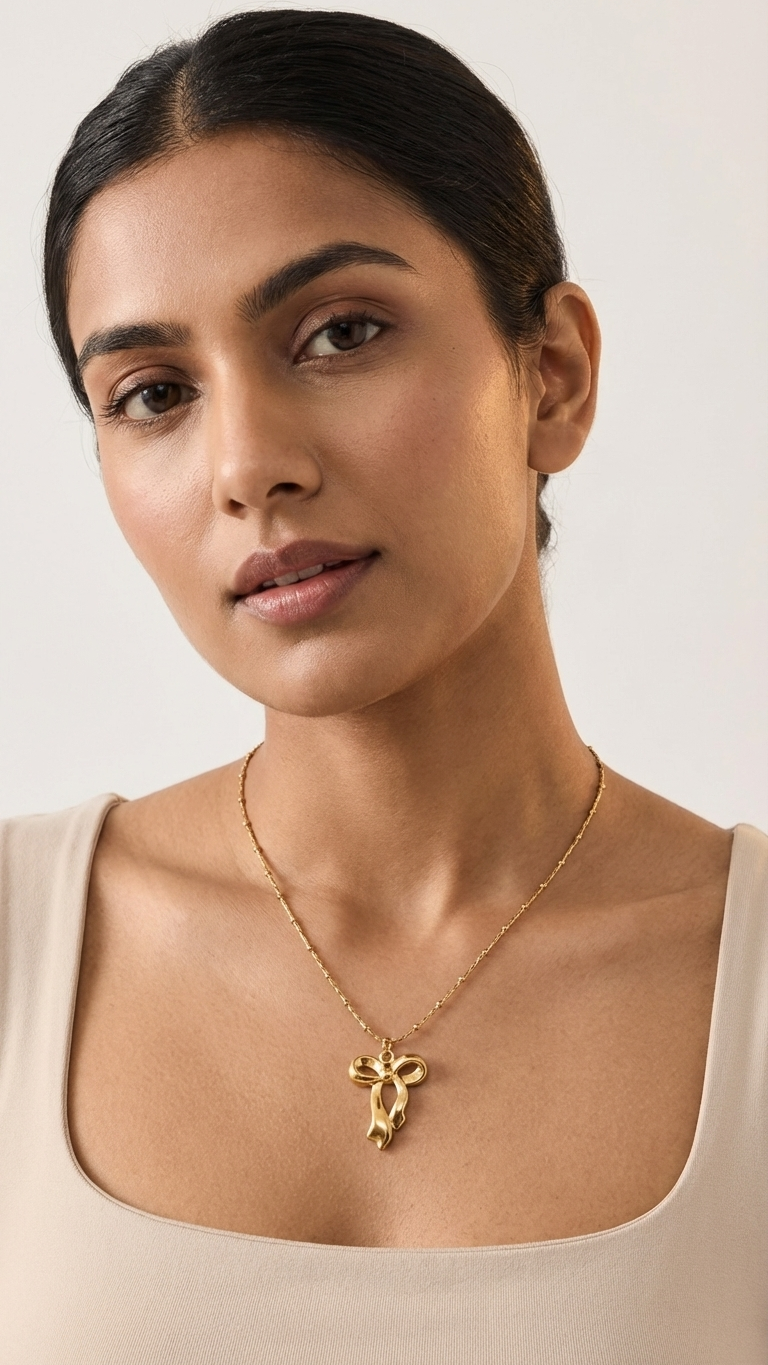 Aureline – Infinite Grace Bow Pendant