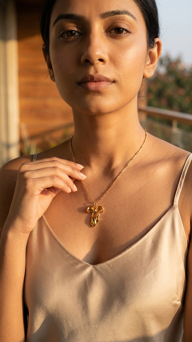 Aureline – Infinite Grace Bow Pendant