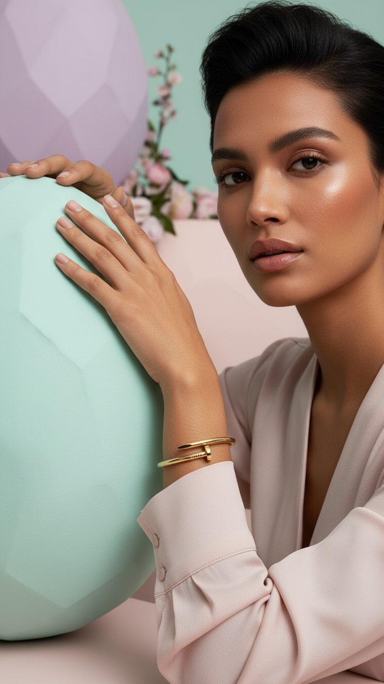 Valoura – Sleek Nail Cuff Bracelet