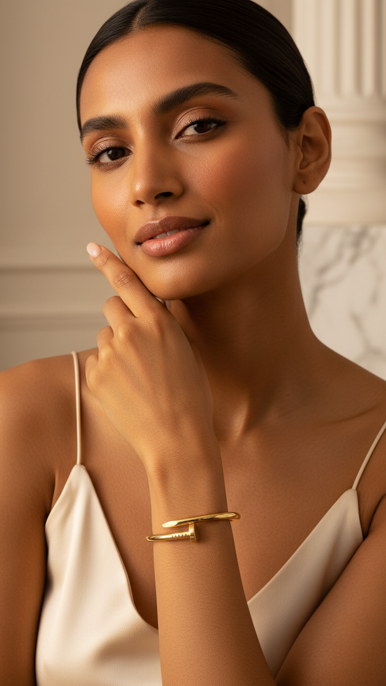 Valoura – Sleek Nail Cuff Bracelet