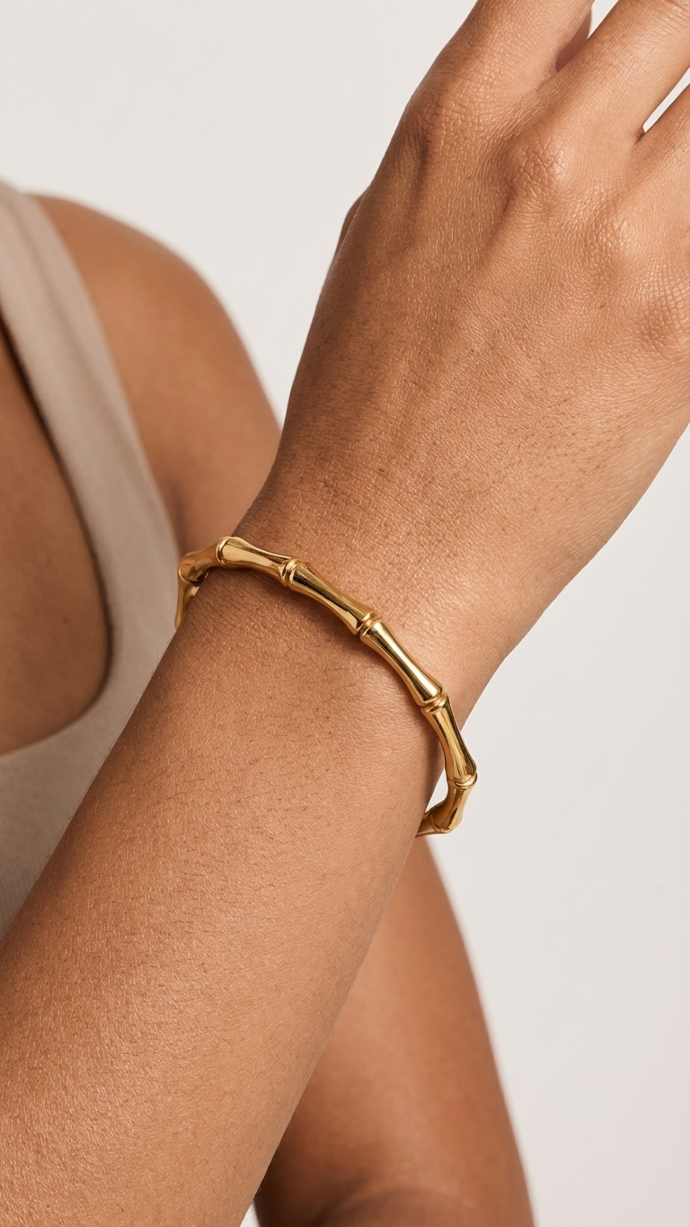 Seoul Shine – Sleek Bamboo Bangle