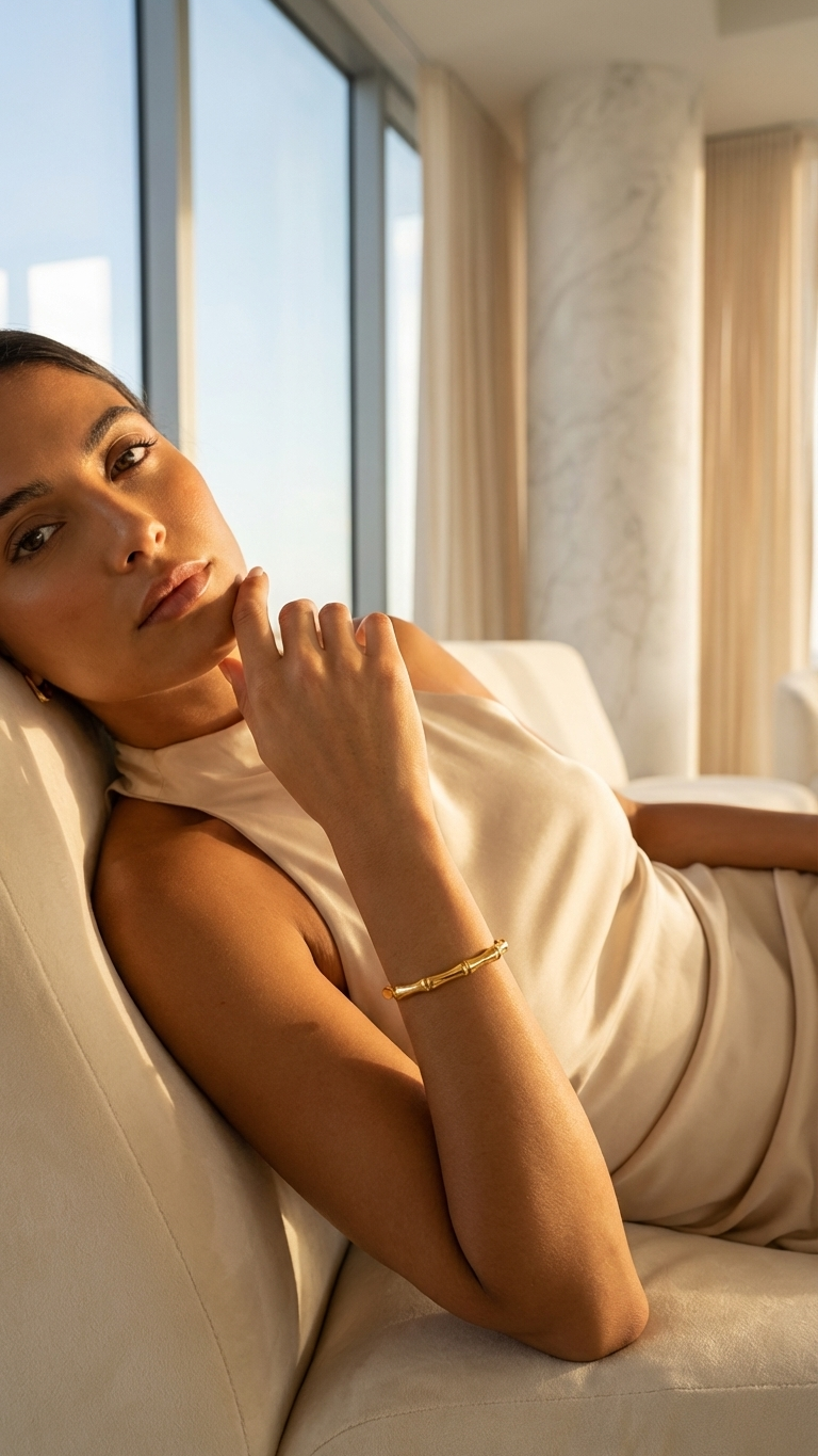 Seoul Shine – Sleek Bamboo Bangle