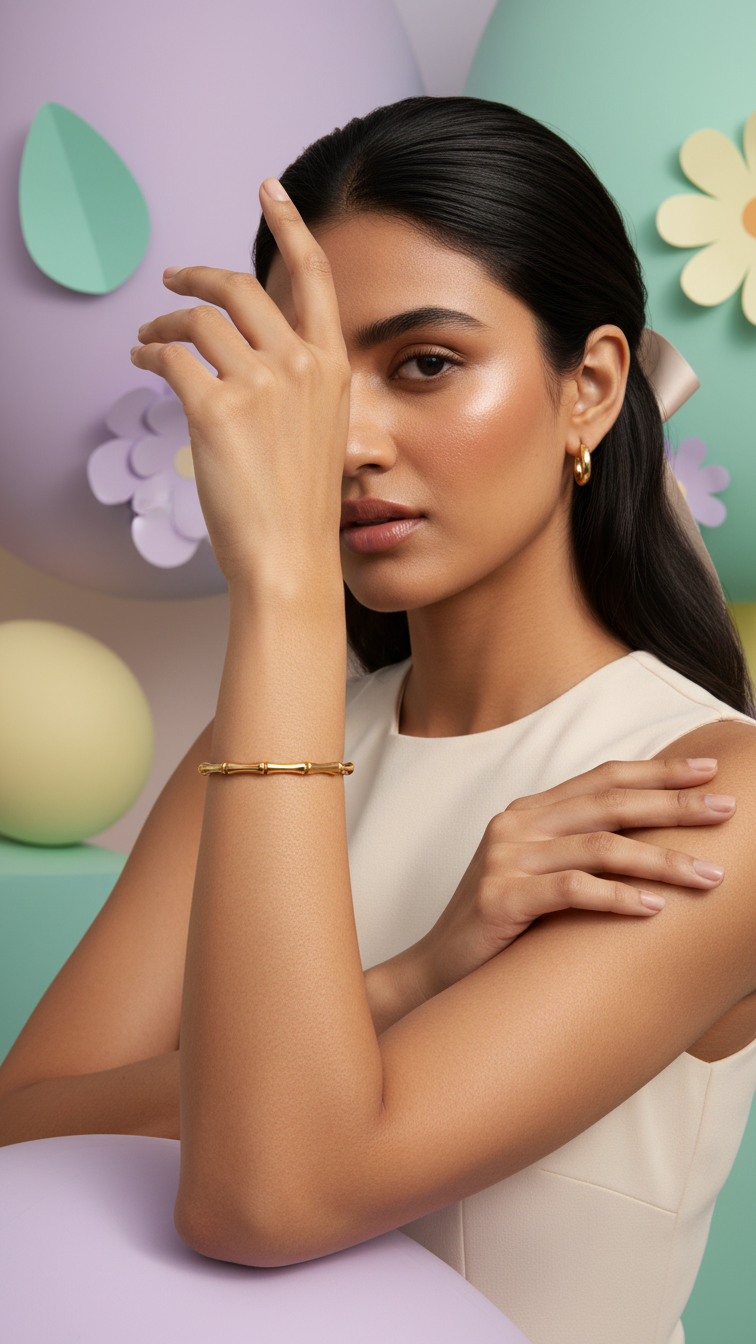 Seoul Shine – Sleek Bamboo Bangle