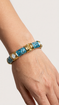 AZURA – The Ocean Enamel Gold Bangle