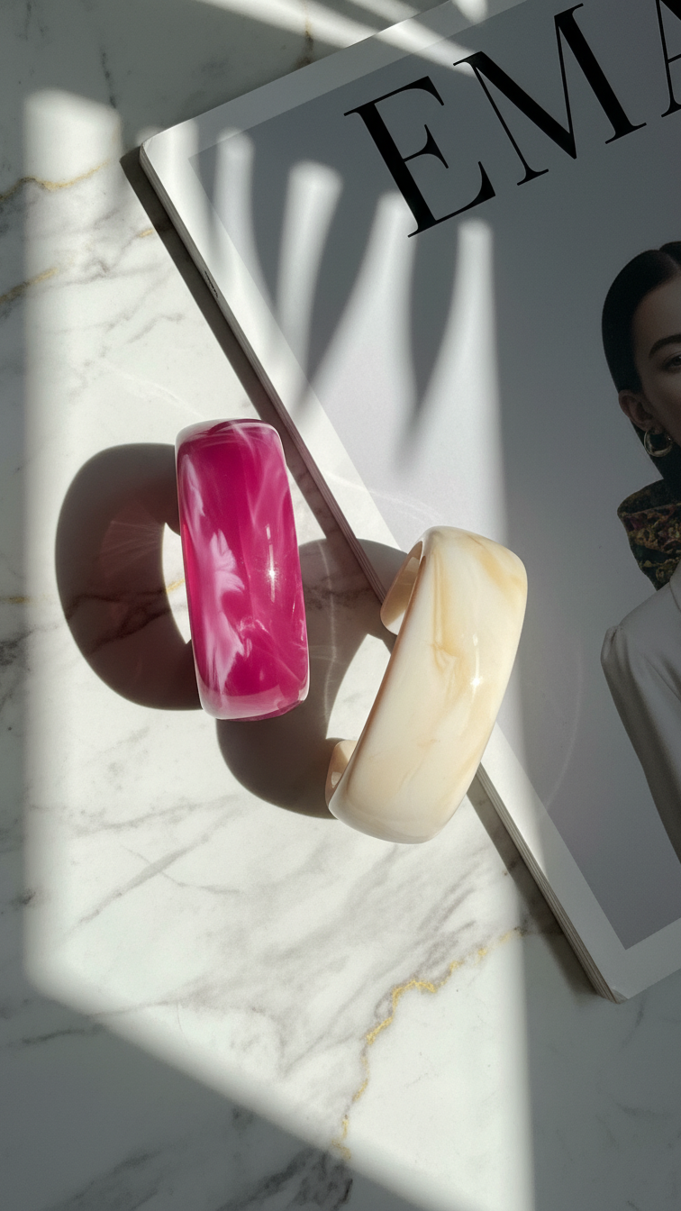 LUMINA – The Dual Radiance Resin Bangles