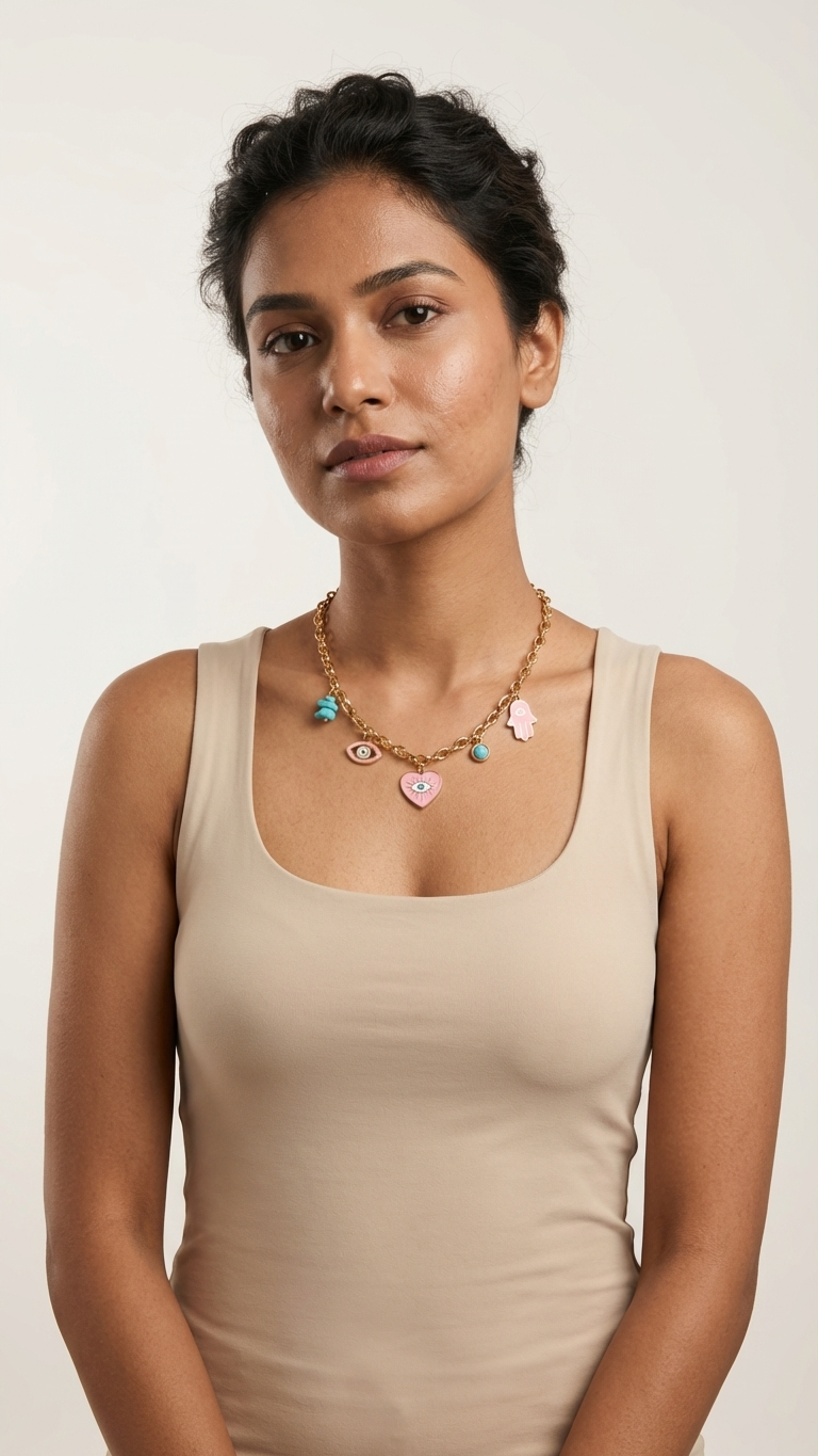 LUMINA – The Pink Evil Eye Protection Chain
