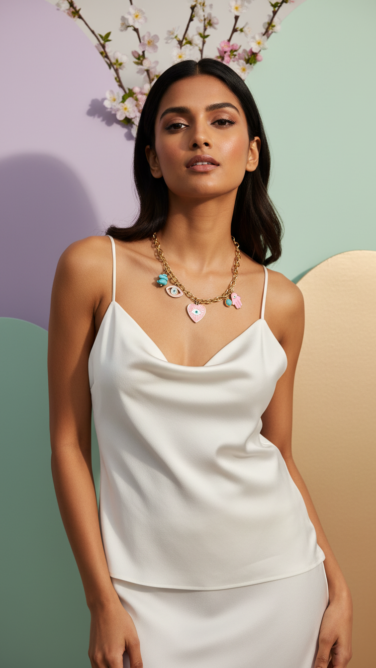 LUMINA – The Pink Evil Eye Protection Chain